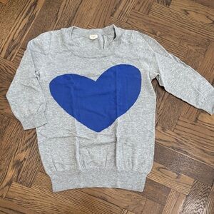 J.Crew Heather Gray Knit Sweater